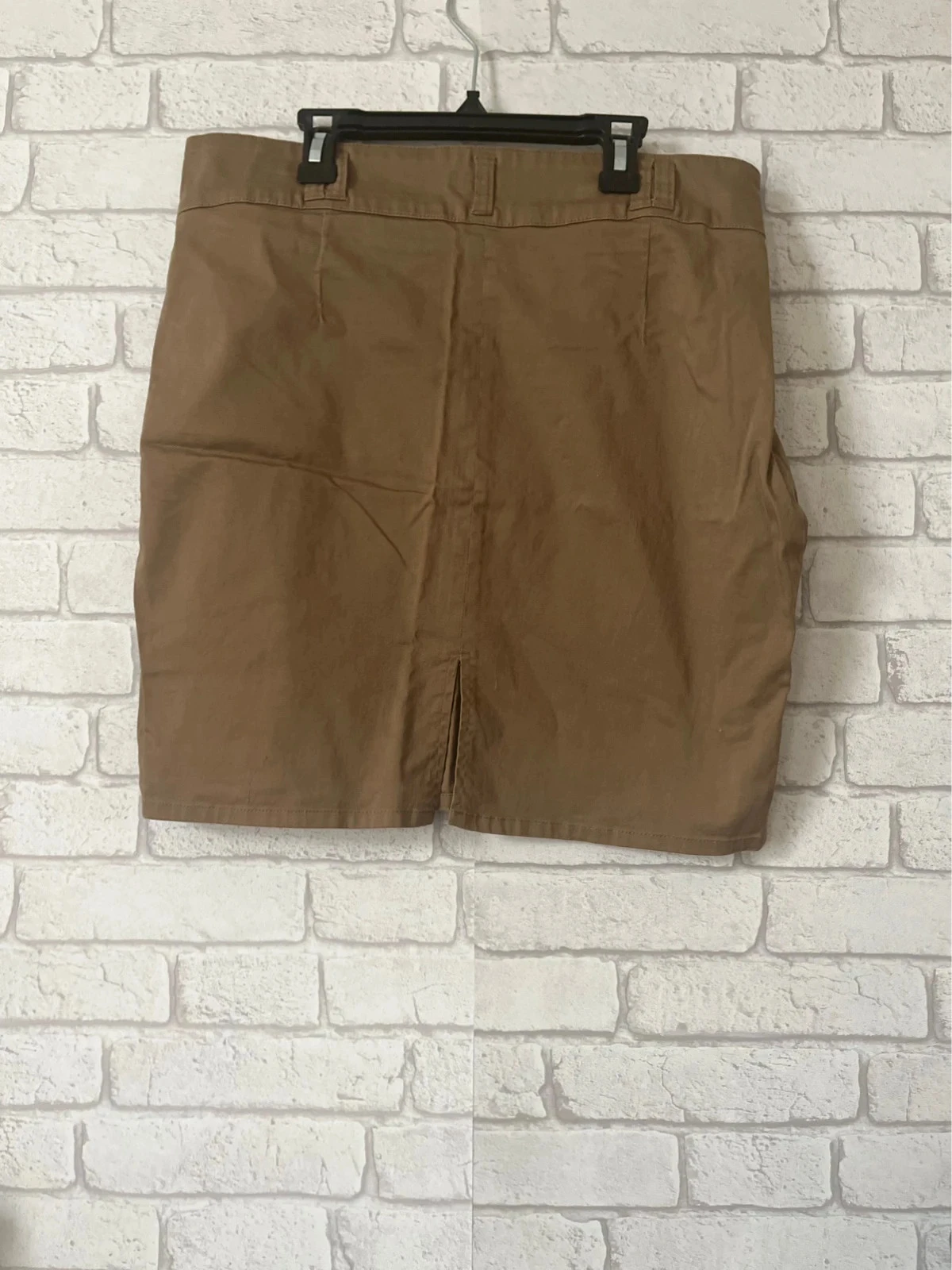 Rechte rok camel In Extenso – Maat 44 – photo 3